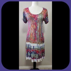 MODEL FRANCE || Tie-Dye A-Line Dress (SIZE M)